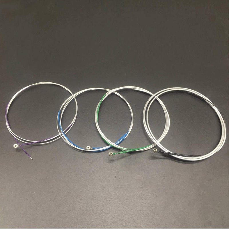JYsun Cello Strings 1 Full Set A-D-G-C Steel Core Aluminum Magnesium Wound for Size 1/4 1/2 3/4 4/4 with 1 Piece Cleaning Cloth for Musical Instrument - Image 2